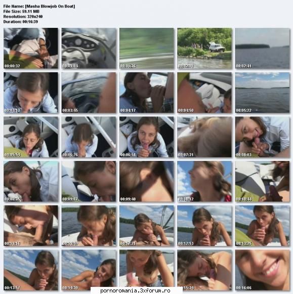 mash world - blowjob on boat