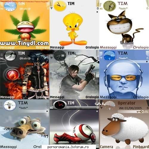 60 Themes For Nokia Series S60 - Download: pass: mechodownload - Jocuri Si Softuri Pt. Telefoane Mobile