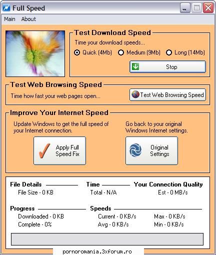 ---> Full Speed - mareste viteza la net!!! - Dramatically speed up your existing Internet - New Software