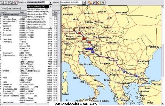 Sonymap - europe route planner - Sonymap e un program folositor celor care sunt - New Software