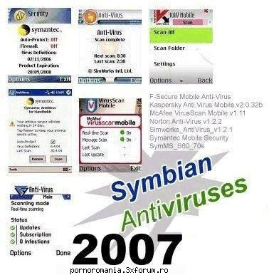 Symbian AntiViruses 2007 AIO - F-Secure Mobile Anti-Virus Kaspersky - Jocuri Si Softuri Pt. Telefoane Mobile